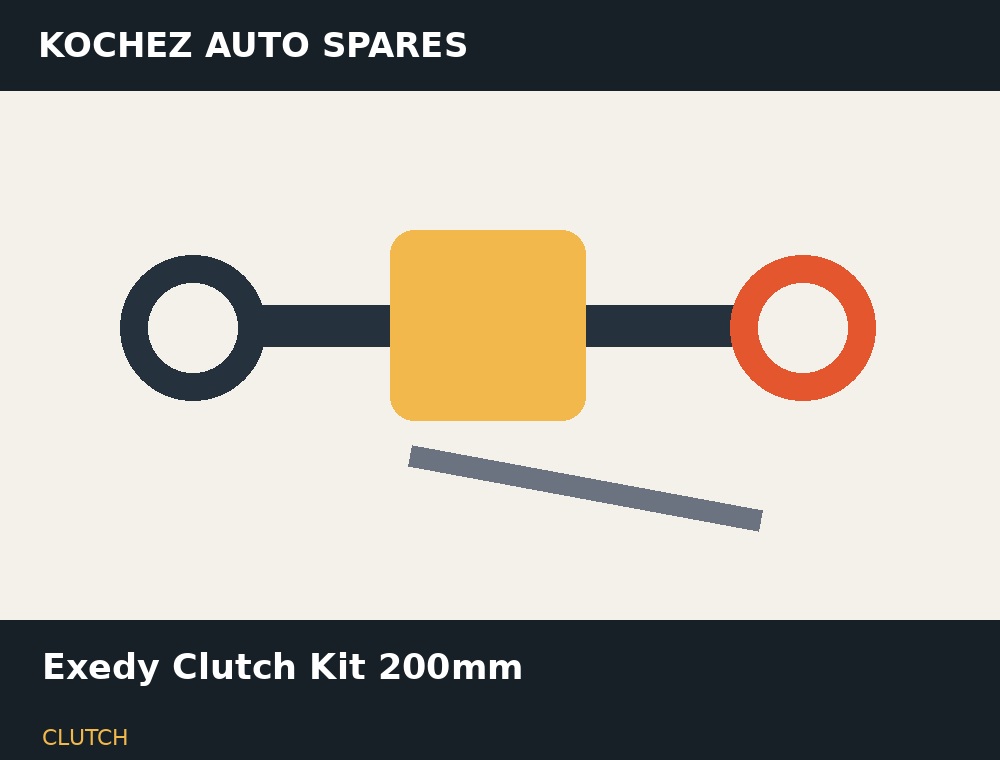 Exedy Clutch Kit 200mm