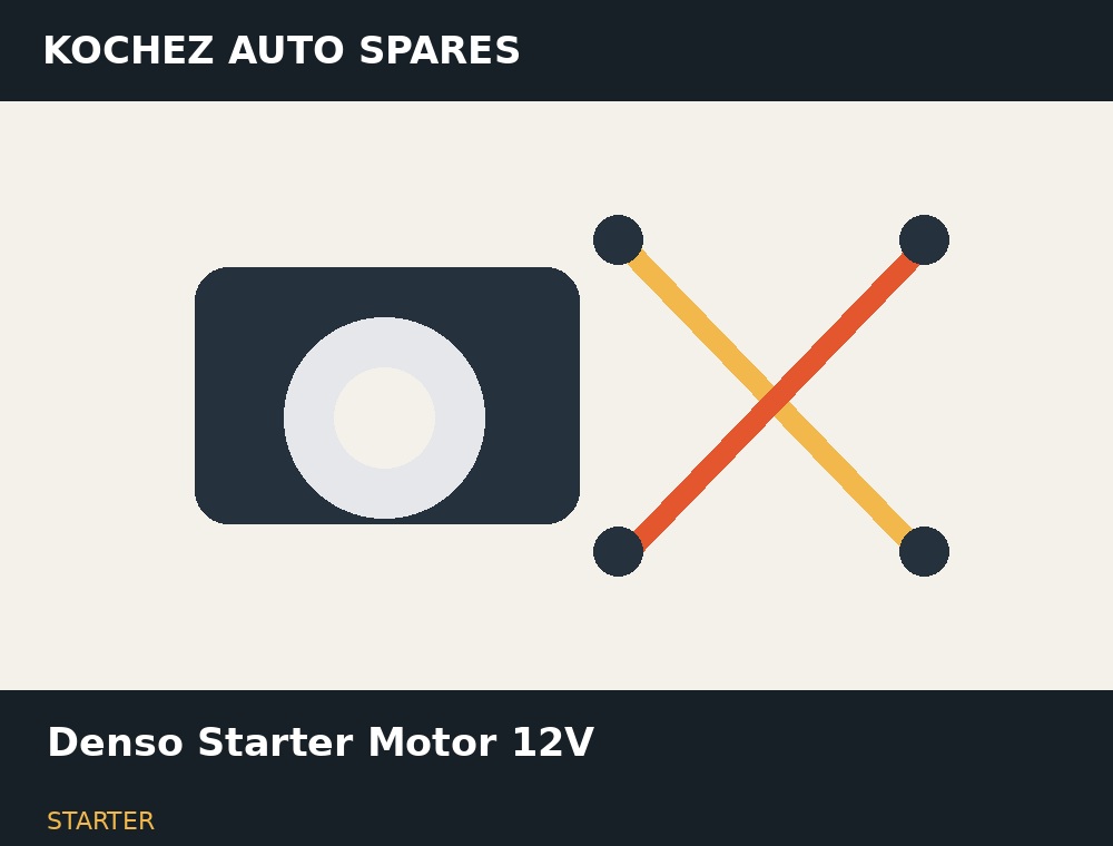 Denso Starter Motor 12V