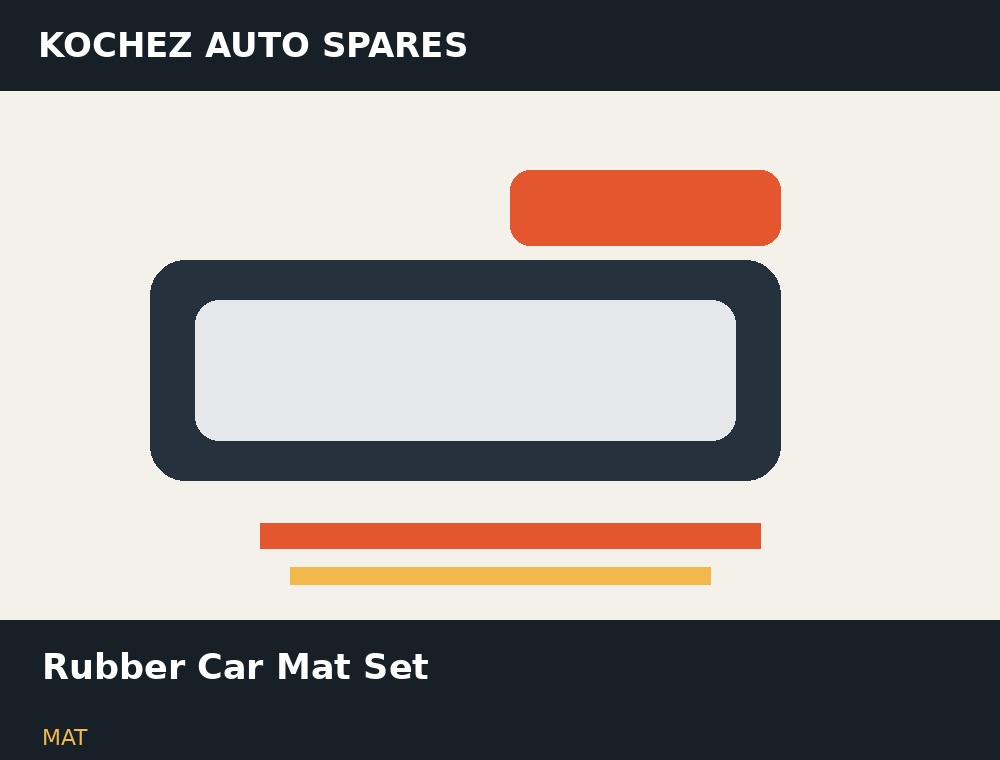 Rubber Car Mat Set