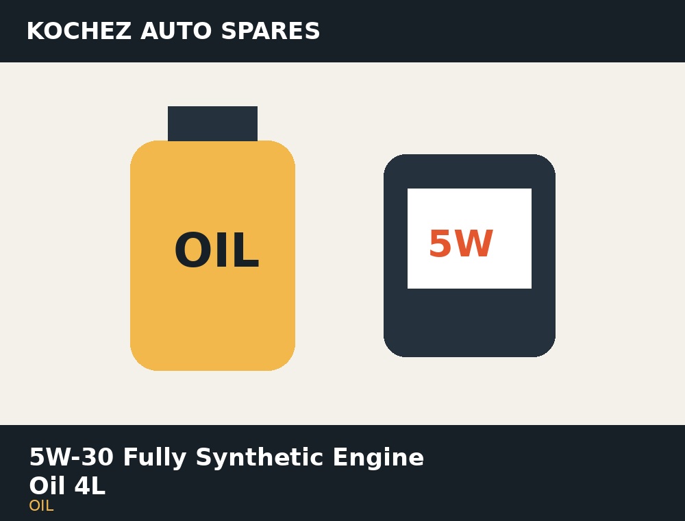 5W-30 Fully Synthetic Engine Oil 4L